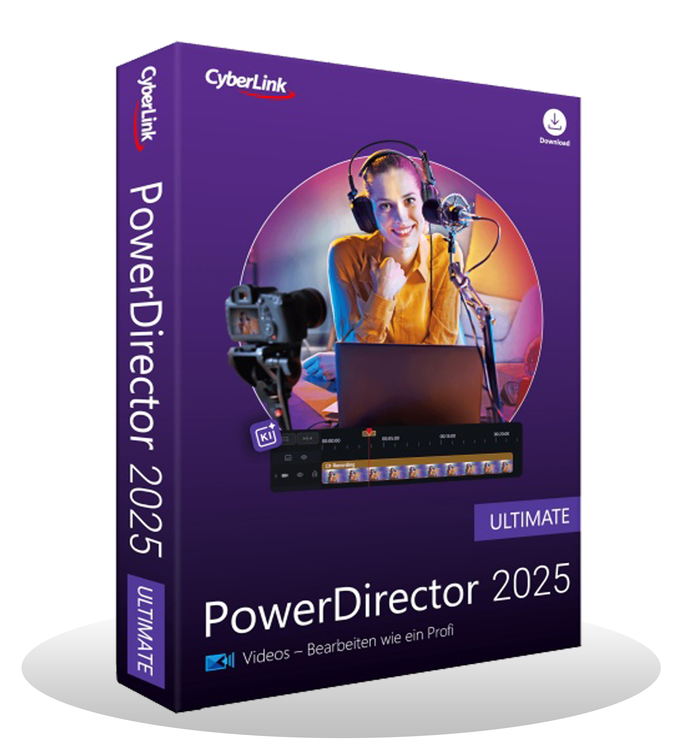 CyberLink PowerDirector Ultimate 2025 For Windows (Lifetime License)